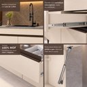 Ver imagem 3 de Cozinha Modulada Compacta Suspensa 211,5cm Milano Multimóveis MP2410 - Vanilla