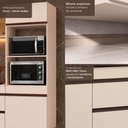 Ver imagem 6 de Cozinha Modulada Compacta Suspensa 211,5cm Milano Multimóveis MP2410 - Vanilla
