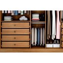 Ver imagem 6 de Guarda Roupa Casal 6 Portas e 8 Gavetas C/ Espelho Dello/trento Cacau Canela/fendi - Novo Horizonte