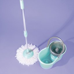 Esfregão Mop Pocket 8294 com Balde Centrífuga 8 Litros - 8