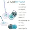 Esfregão Mop Pocket 8294 com Balde Centrífuga 8 Litros - 2