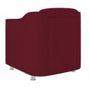 Ver imagem 7 de Kit Poltrona Tilla Recepção + Namoradeira Sala, Quarto Suede Marsala