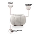 Ver imagem 5 de Sofá 2 Lugares com Puff e Poltrona Orgânica Fixa Cloud Bouclê E03 - D’Rossi