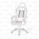 Ver imagem 6 de Cadeira Gamer Fox Racer Extreme Preta Wz-410