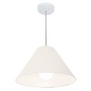 Ver imagem 1 de Pendente Cone Branco MJ-4078 Para Mesa de Jantar e Estar