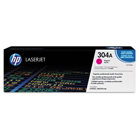 Toner Hp Cc533a 304a Magenta | Cp2025dn Cm2320n Cm2320nf | Original