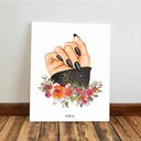 Ver imagem 5 de Kit 3 Quadro Decorativo Manicure Nail Designer Unhas Moderno 40x28cm
