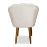 Cadeira para Mesa de Jantar Flor Moderna Balaqui Decor Bege - 2
