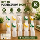 Ver imagem 3 de Kit 10 Pulverizador Manual Multiuso Gatilho Anatômico Transparente 500ml Yeet