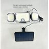 Luminária Solar com Sensor e Controle Remoto 380 Lumens 3 Cabeças Placa com Fio - 2