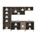 Ver imagem 6 de Armário de Cozinha Modulada Completa Fidelitá Paris 5 Peças 260cm 13 Portas 3 Gavetas com Tampo