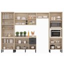 Ver imagem 4 de Kit Cozinha Demóbile 5 Peças Firenze C5p155 Amendola/nude Prime Tx