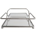 Ver imagem 7 de Bandeja Espelhada para Perfumes Decoração Banheiro Lavabo Cromado