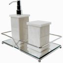 Ver imagem 5 de Bandeja Espelhada para Perfumes Decoração Banheiro Lavabo Cromado