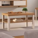 Ver imagem 2 de Mesa de Centro Up Retangular Carvalho/off White Artely Móveis
