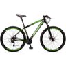 Bicicleta Aro 29 Dropp Aluminum 24 Vel Câmbio Traseiro Freio a Disco Bike Mtb Alumínio Preto+verde - 1