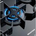 Ver imagem 3 de Fogão Brastemp 5 Bocas Automático Mesa de Vidro Forno Duplo BFD5VCE