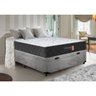 Colchão Casal Premiere Espuma D33 17x138x188 + Box Baú Casal Suede Cinza - 1