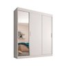 Guarda-Roupa Madri com 3 Portas, 3 Gavetas e Espelho Fama Móveis - 1
