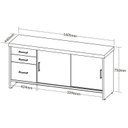 Ver imagem 7 de Escritório para Advocacia com Mesa Ampla e Imponente Mais Balcão com Gavetas e Porta