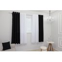 Ver imagem 1 de Cortina Duo Oxford 600x180 Duas Cores Sala/quarto Para Varão:Preto