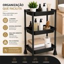 Ver imagem 5 de Estante Plastica 3 Andares Organizadora Cozinha Banheiro Lavanderia Quarto Despensa Multiuso
