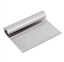 Ver imagem 1 de Espatula Cortador de Cozinha - Raspador para Massas e Bolos - Original em Inox - Legumes Confeiteiro