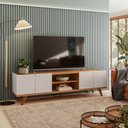 Ver imagem 3 de Rack Brazos para Tv até 75 4 Portas - Colibri - Off White Matte / Frejo Off White Matte / Frejo