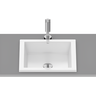 Cuba de Sobrepor ou Embutir 41x41cm em Cerâmica Optica Pq41 Roca Branco - A327a1d000 - 3