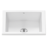 Cuba de Sobrepor ou Embutir 41x41cm em Cerâmica Optica Pq41 Roca Branco - A327a1d000 - 1