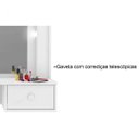 Ver imagem 5 de Penteadeira Camarim Suspenso Led com Espelho 1 Gaveta Doçura Incorplac