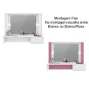 Ver imagem 6 de Penteadeira Camarim Suspenso Led com Espelho 1 Gaveta Doçura Incorplac