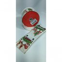 Ver imagem 3 de Fita Decorativa Bege com Estampa de Papai Noel Gnomo