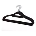 Ver imagem 1 de Kit 10 Unidades Cabides Slim Veludo Preto