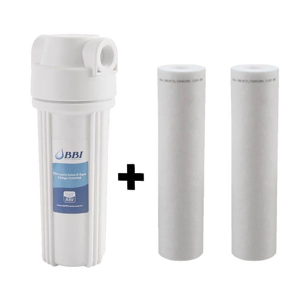 Filtro para Caixa D'água e Cavalete Bbi F230poe-eco + 2 Refis