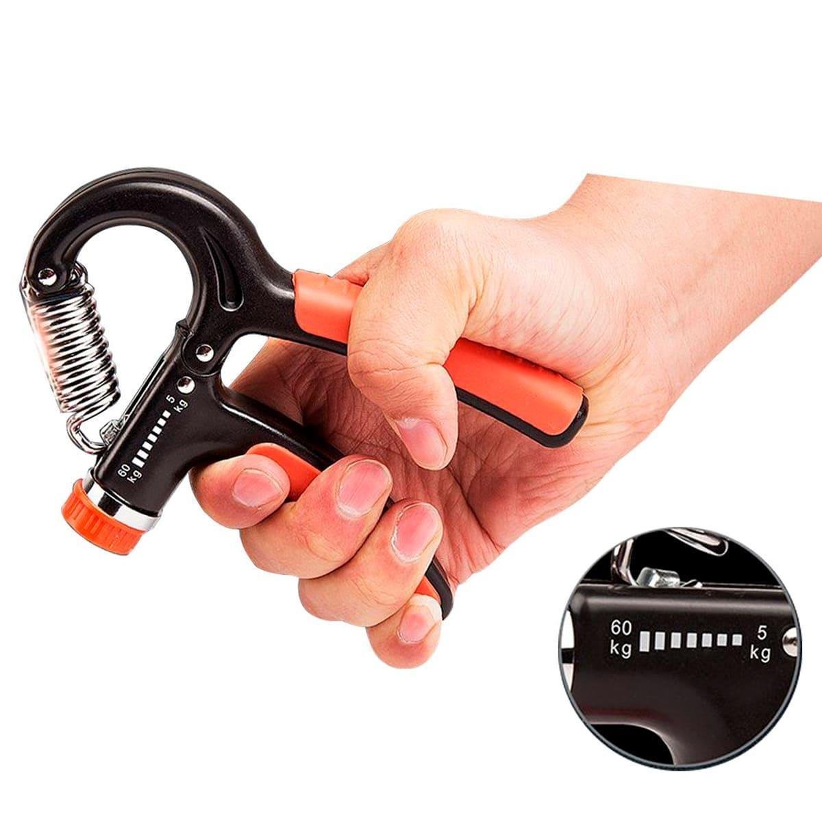 Hand Grip Ajustavel Regulagem de Peso e Contador 5kg 60kg - 6