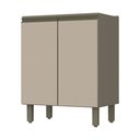 Ver imagem 1 de Balcão para Cozinha sem Tampo 02 Portas 60 cm Évelin