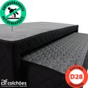Ver imagem 6 de Cama Box Solteiro Colchão Molas Ensacadas com Pillow Bicama Colchão Espuma 88x188x58cm BF Colchões