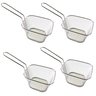 Kit 4 Cesta Para Servir Porções Frituras Salgados Petiscos Batata Hamburgueria Festa - 1