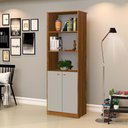 Ver imagem 2 de Estante Office Multiuso Organizador Escritório Quarto Cozinha Off White Freijó