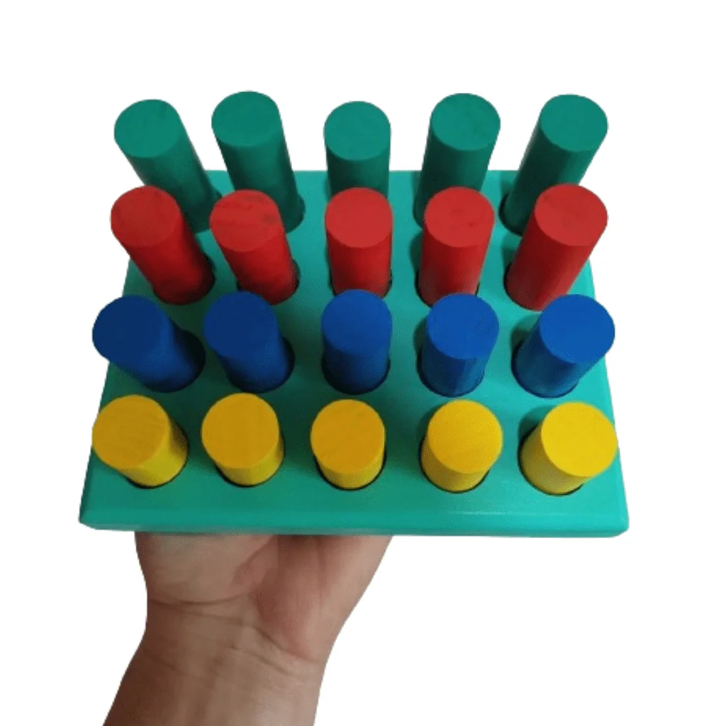 Ver imagem 5 de Pinos de Encaixe Geométrico em Madeira Educativo Woodtoys