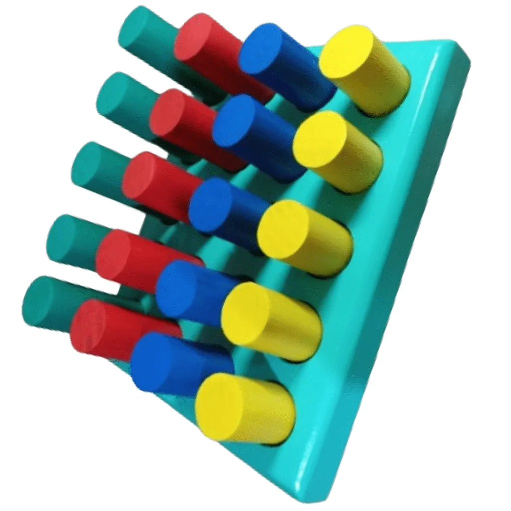 Pinos de Encaixe Geométrico em Madeira Educativo Woodtoys - 11