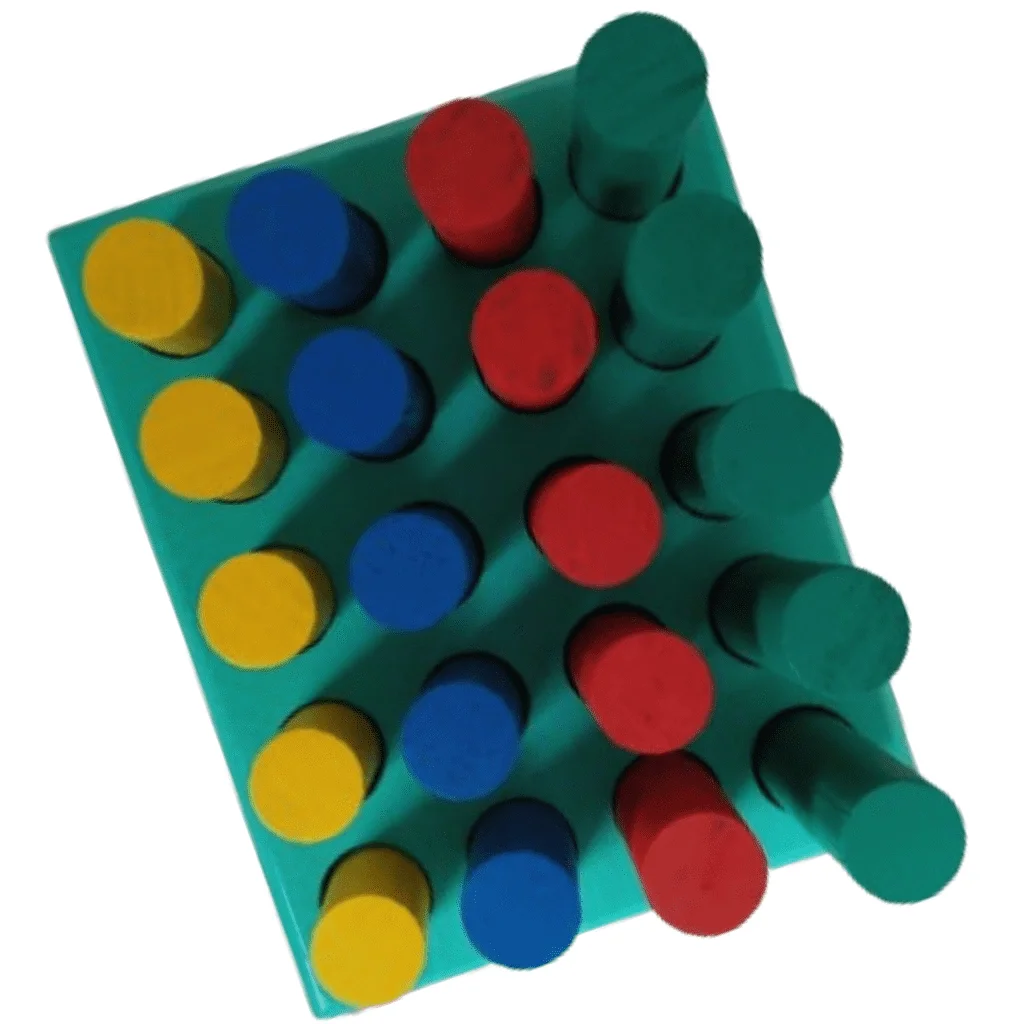 Ver imagem 3 de Pinos de Encaixe Geométrico em Madeira Educativo Woodtoys