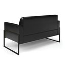 Ver imagem 7 de Sofá Namoradeira Base Industrial Alta Preto Marisa Corano D03 - D\'rossi Cor Preto