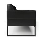 Ver imagem 3 de Sofá Namoradeira Base Industrial Alta Preto Marisa Corano D03 - D\'rossi Cor Preto