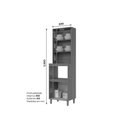 Ver imagem 3 de Paneleiro Cozinha Modulado Venaly 3PTAS 2FORNOS 50cm Off White Henn