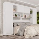 Ver imagem 1 de Guarda-roupa Casal Modulado Odin Premium 4 Portas Branco - Pnr Móveis