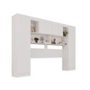 Ver imagem 3 de Guarda-roupa Casal Modulado Odin Premium 4 Portas Branco - Pnr Móveis