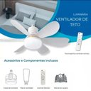 Ver imagem 4 de Luminária com Ventilador de Teto Galaxy 40w Bivolt