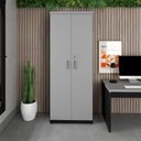Ver imagem 1 de Armário Escritório Extra Alto 80cm X 210cm 2 Portas Chave F5